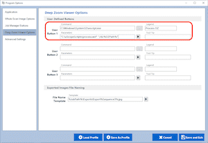 Program Settings - Deep Zoom Viewer Options