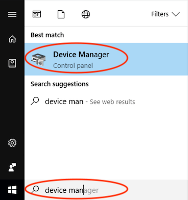 Start Device Manager