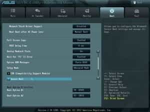 ASUS BIOS Settings