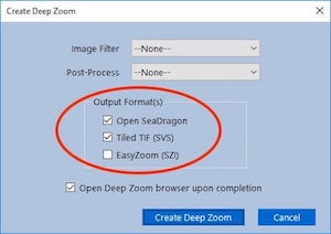 Creating a Whole Slide Image