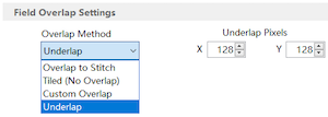 Underlapped Field Settings